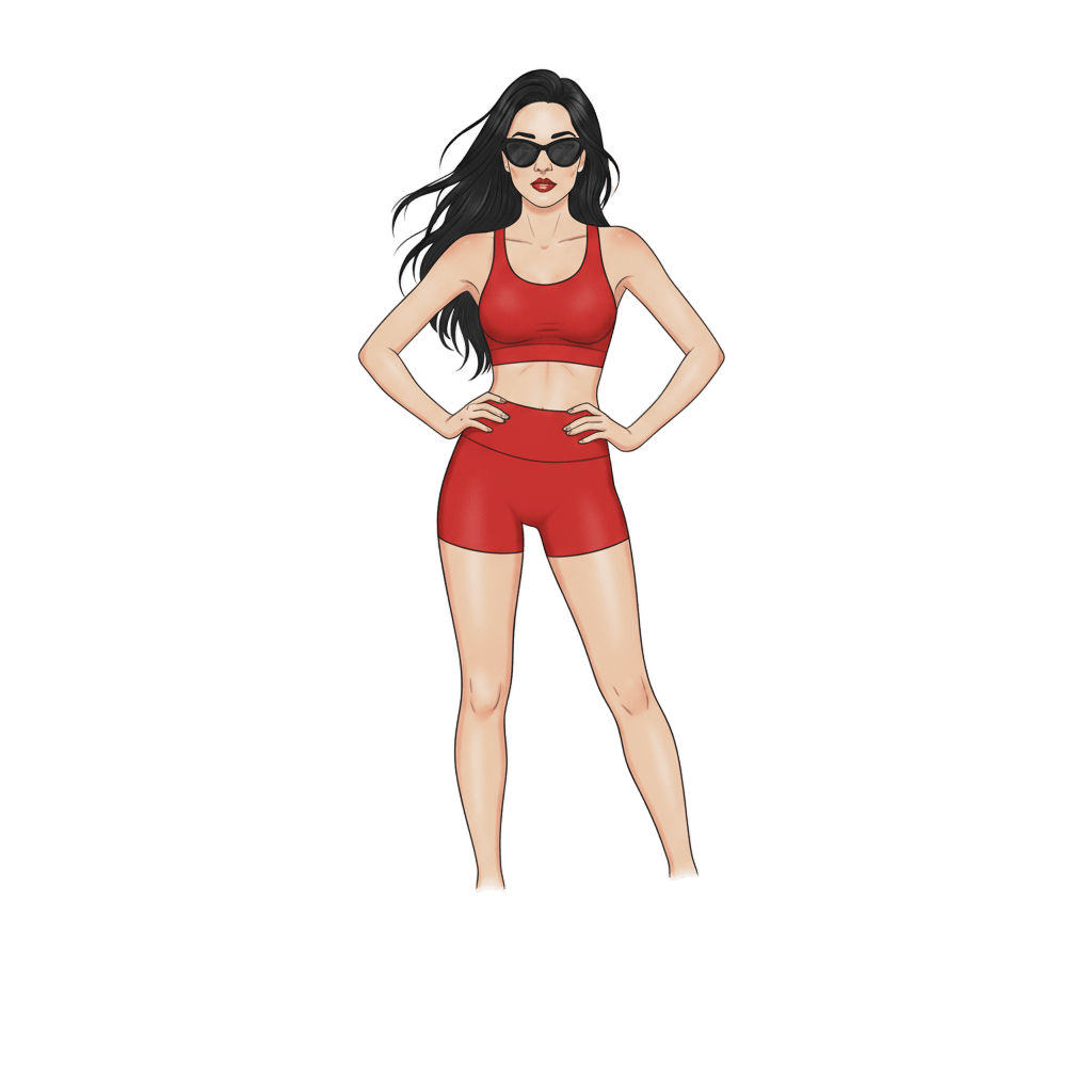 Chloé_sportive My Body. My choice. My Batteries - Sports Bra Yoga Set