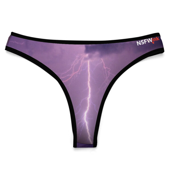 Lightning never strikes twice - Ice Silk T-back
