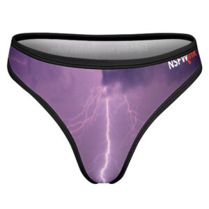 Lightning never strikes twice - Ice Silk T-back