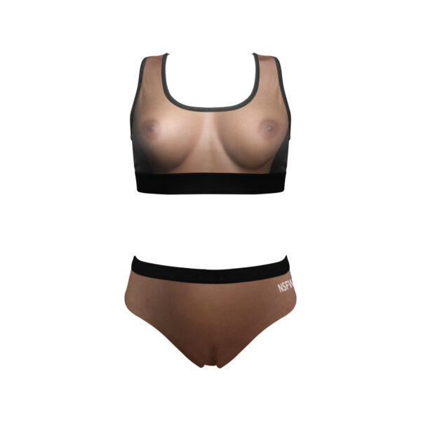563857967 Rated R for realness - Sports Bra Yoga Set